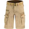 Geographical Norway GEO NORWAY Panoramique Men - Bermuda da Uomo Casual in Cotone, Pantaloncini da Uomo Sportivi Cargo - Bermuda Traspirante - Pantaloncini Corti a Cintura - vestibilità Normale (Beige, L)