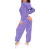 Bauzuoyo Set pigiama da donna Natale sexy in pile, tuta da casa in flanella, con cappuccio, tuta da donna con patta sul fondo, pigiama intero in peluche Onesie San Valentino