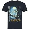 Iron Maiden Fear of The Dark Uomo T-Shirt Nero 100% Cotone Regular