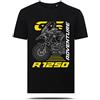 AZgraphishop T-Shirt con Grafica R 1250 GS ADV 40th Anniversary Silhouette Style TS-BM-014