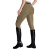 DMVOD Pantaloni da equitazione da donna Active Silicon Grip Full Seat Pantaloni da equitazione per le donne, Marrone, L