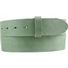 BELTINGER Cintura in morbido pelle bovina pieno fiore look vissuto senza fibbia 4 cm | cintura per jeans donna uomo 40mm | look vintage