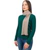 DALLE PIANE CASHMERE Mini Sciarpa Donna 100% Cashmere - Visone