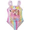 United Labels Paw Patrol Costume da bagno da bambina con volant, Skye Hello Summer, Colorato, Costume da bagno per bambini, Multicolore, 110 cm-116 cm