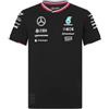 Mercedes AMG Petronas F1 Maglietta della Squadra 2024 per Bambini - Nero - Taglia: 164