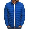 Fulidngzg Giubbotto Sportivo Uomo,Giubbotto Piumino Uomo Collo Alto Caldo con Cerniera e Tasche a Zip Giacca Elgante Antivento Sin Cappuccio Taglie Forti Moda Comode Casuale per Autunno Inverno
