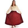 HEMAD Gonna medievale Duzabel in puro cotone rosso, nero, beige, marrone S/M, L/XL, XXL/XXXL