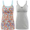 COLOMI Canottiere Premaman Allattamento Reggiseno Incorporato per Allattamento Canotta Base