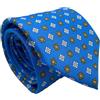 CARACCIOLO Cravatta uomo Sartoriale in seta - Squisita fattura ed elegante varietà (ENGLAND AZZURRO)