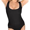Conturve Canotta modellante con ampia fascia elastica da donna, canottiera modellante a compressione, modellante per il corpo da donna, Nero , 3XL