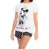 Disney Pigiama per Donna Minnie Mouse Bianco X-Large