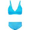 Aquarti Girls Costume da Bagno Bustier Bikini Set Bambine e Ragazze Due Pezzi, 039 Jacquard a Pois Turchese, 164