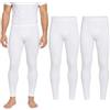Leedya Calzamaglia Termica Uomo in Caldo Cotone, Made in Italy - Pantalone Intimo Invernale, Set da 2 o 4 Pezzi, Bianco o Nero, Taglie S-3XL
