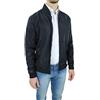 Evoga Giubbino uomo estivo leggero slim fit Giacca giubbetto College elastico impermeabile (XXL, Nero)