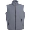 Generico James Ross Collections-Gilet da Uomo SANTANDER in Softshell Idrorepellente Traspirabile con Pile Antipilling,GREY-XXXL