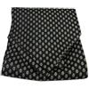 Avantgarde FOULARD UOMO di seta ASCOT NERO vari fanta microdisegno anche completo pochette var 3, colore nero 6 + pochette