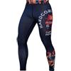 Hardcore Training Pantaloni Compressione Uomo BJJ MMA No Gi Grappling Lotta | Pantaloni a compressione jiu jitsu, grappling, lotta, taglio aderente, cuciture piatte e vita elastica con cordoncino