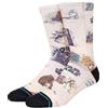 Stance ROTJ Crew Socks Star Wars Ritorno del vitello di sabbia Jedi, sabbia, L