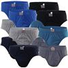 BestSale247 - Confezione da 3 o 6 o 12 mutande da uomo, a costine sottili, 100% cotone 12 pezzi Art. 580 M