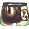 Lawenp Funny Animal Sloth Forest Slip Boxer da Uomo Traspirante Comodo Morbido Stretch Trunks Intimo (28-42)
