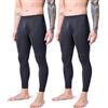 Ladeheid Pantaloni Calzamaglia Lunghi Intimo Termico, Uomo per Sport Invernali Sci, Snowboard Corsa all'aperto LA40-260