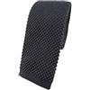 TigerTie qualità maglia cravatta - antracite monocromatico Uni