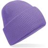 Hatstar Caldo berretto da donna | berretto invernale da uomo a maglia grossa | berretto di lana | unisex per uomo e donna | morbido e spesso, Viola, M/taglia unica