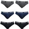 Generico 6 pz. Slip uomo Cotone bielastico colore assortiti art.574 Navigare colore Assortiti Taglia 5