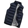 Chickwin Chickw11 Gilet Smanicato Antivento, Uomo Moda Giacche Senza Maniche Giubbotto Cappotto Caldo Lavoro Imbottito Elegante Autunnali Invernali (2XL,Blu)