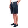 VEQUÈ Bermuda Uomo 100% Lino Made in Italy Pantaloni Pinces Corti Pantaloncini Casual Coulisse Eleganti (IT, Testo, M, Regular, Regular, Blu)