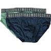 Dirk Bikkembergs Confezione 2 Slip Mutanda Uomo Bipack Bikkembergs Articolo VBKT04773 Bipack Color Brief, 2862 Denim/Water, XXL
