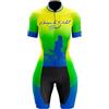 Generic 12 Colori Donne Viola Manica Corta Femminile Ciclismo Tuta Donna Tuta Ciclismo Abbigliamento Triathlon Pantaloncini XS-4XL