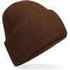 Hatstar Caldo berretto da donna | berretto invernale da uomo a maglia grossa | berretto di lana | unisex per uomo e donna | morbido e spesso, Noce - Marrone, M/taglia unica