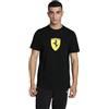 Puma Maglietta da Uomo Ferrari Race Colorata con Grande Scudo Motorsport, Nero, M