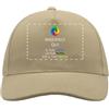 Teetaly Cappellini Personalizzati con Stampa e Ricamo, Foto, Testo, Logo 100% Cotone (Kaki - 5 Pezzi)