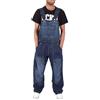 Caixinkan Jeans Salopette Uomo Baggy Regolabili Casual Salopette Vestibilità Larga Salopette da Lavoro Denim Casual Streetwear Pantaloni Jeans Vestibilità Rilassata Retro Cargo Jeans Abbigliamento da Lavoro