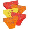 Numberblocks Confezione da Cinque Slip in 100% Cotone, Multicolore, 2-3 Anni