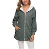 GUOCU Donna Giacca in Pile con Zip Felpe con Cappuccio Pullover Tops Casual Lunghe Hoodies Vello Polare Maniche Lunghe Sweatshirt Caldo Cappotto Invernale con Tasche Fleece Jacket Cardigan