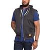 D555 Grande King Size Da Uomo Felpa Con Cappuccio Duke D555 Senza Maniche Casual Giacca Con Cappuccio Felpa Con Zip