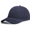 Zylioo Oversize 2XL XL L Baseball Mesh Cap per grandi teste,Performance Snapback Hat,Mid Profile Laser Cut Ventilazione Cap, Blu navy, XL/XXL