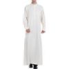 Musuly Caftano Uomo - Abito Musulmano Thobe Djellaba Kami (Beige, S)