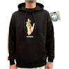 PROPAGANDA Felpa con Cappuccio Uomo Stigmata Hoodie Limited Edition FW2025 e 20 Stickers Originale (IT, Testo, XXL, Regular, Regular, Nero + 20 Stickers)