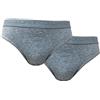 JULIPET JPB182 IBRA Slip Bipack 2 Pezzi Cotone Elasticizzato (L, 061 Grigio Medio) IT 5