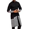 Vhersily Abiti Da Uomo Africani Dashiki Camicia Pantaloni 2 Pezzi Set Oro Ricamo Abiti Cerniera Top Tradizionale Tribale Abbigliamento, Comoda Biancheria Da Notte, Loungewear, Fresche e Traspirant