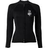 Jugaoge Rashguard - Maglietta da donna a maniche lunghe, con blocco di colore, protezione UV, ad asciugatura rapida, termica, immersioni, surf, snorkeling