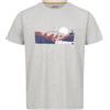 Blaser Maglietta Allgäu Mountain Print, Grigio Melange, Grigio Melange, 3XL