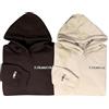 Slyzzcjb Felpe Con Cappuccio Ricamate Con Numeri Romani per Coppie - Personalizzate Con Stampe di Animali, Cuori e Iniziali Sulle Maniche