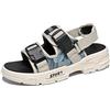 YCBMINGCAN Sandali da uomo sportivi estivi spiaggia pantofole scorrevoli outdoor remote sandali sandali uomo scarpe sneakers 42, Blu, 40 EU 3X-Stretta