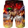TUONROAD Costumi Uomo Mare 3D Stampato Bermuda da Bagno Asciugatura Rapida Costume Surf Pantaloncini S-3XL