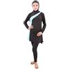 Musuly Burkini Costume da Bagno con Velo